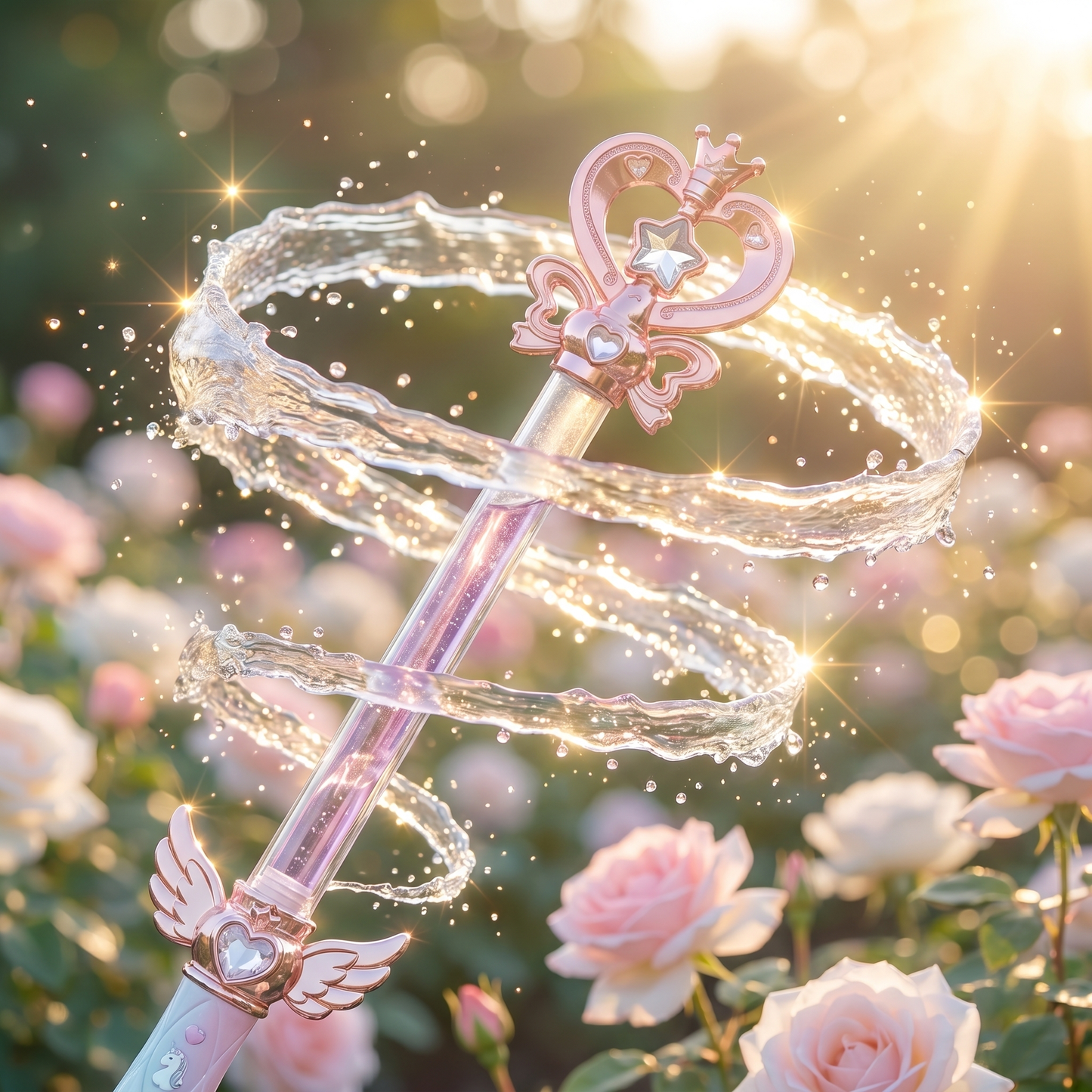 Fairy Spiral Water Wand