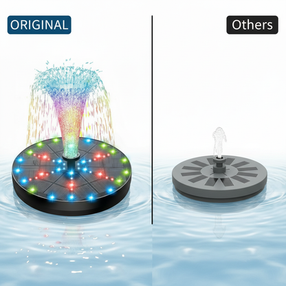 Solar Fountain Toy Comparison 1:1