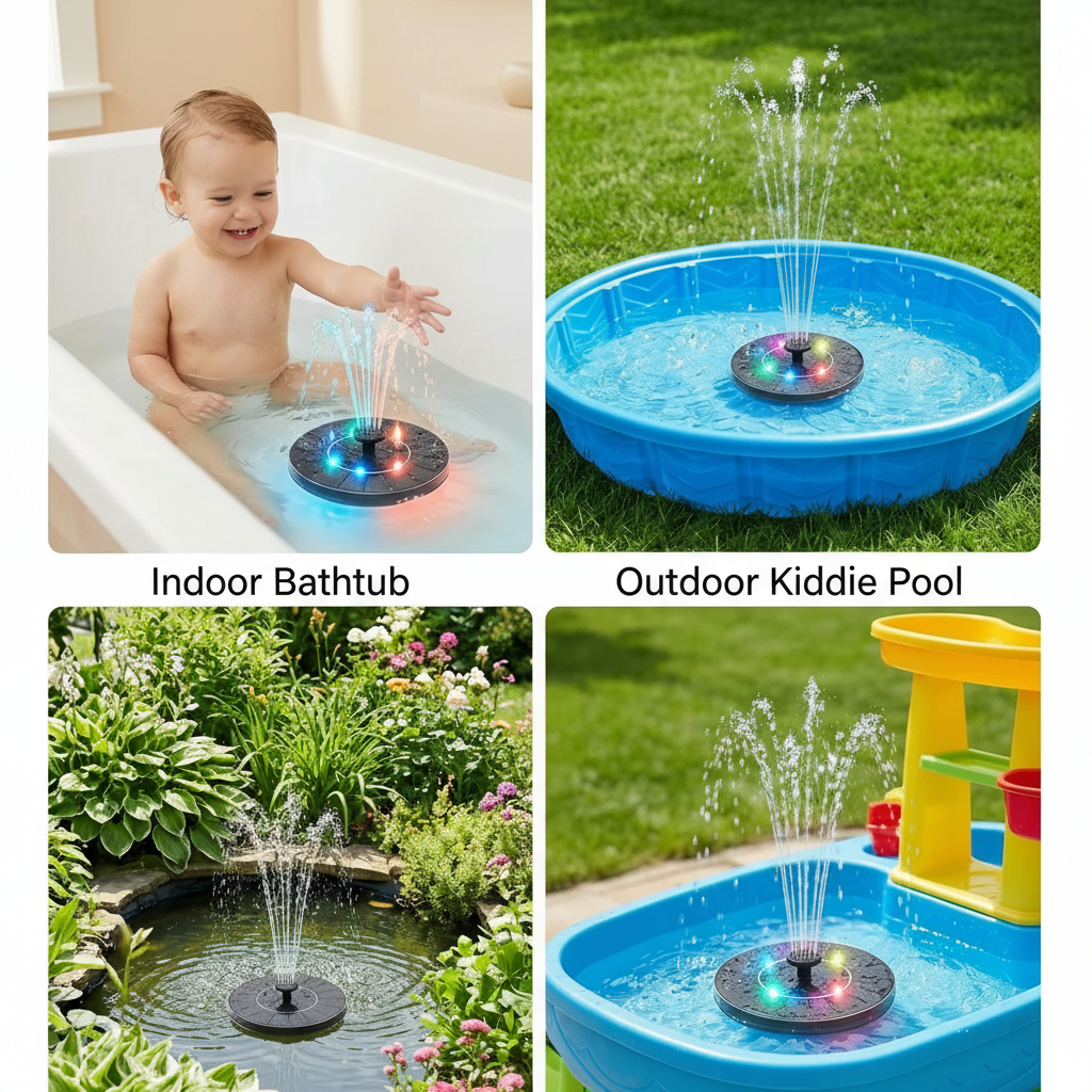 Solar Fountain Use Cases – 1:1 Grid